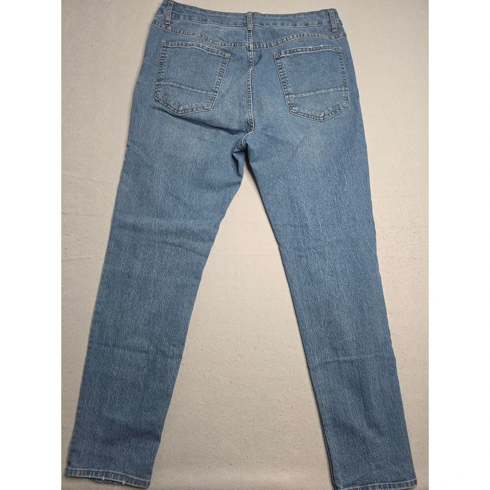 WXYZ Nomad Jeans Men 36x30 Blue Denim Cotton Stretch Slim Fit Distressed Outdoor